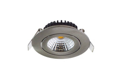 Foco LED Empotrable Ajustable 5W 2700K Níquel - A22032