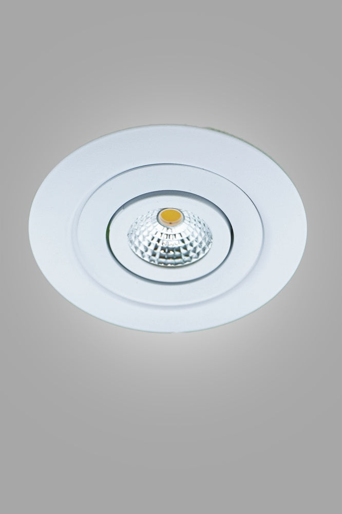 White Circular Mounting Ring 125mm For Spot Lights - A22031OR