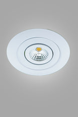 White Circular Mounting Ring 125mm For Spot Lights - A22031OR