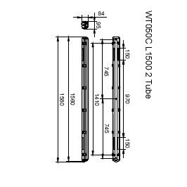 Philips Ledinaire IP65 A Prueba De Agua Carcasa De Tubo LED L1500 - 8710163366050