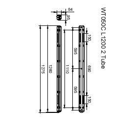Philips Ledinaire WT050C Carcasa De Tubo LED Impermeable - 8710163366036