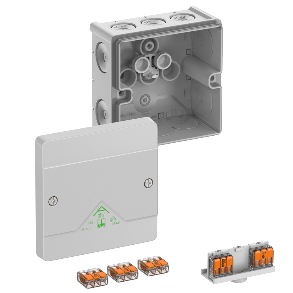 Spelsberg Abox SLK-4 Junction Box IP66 102mm Gray - 80447001
