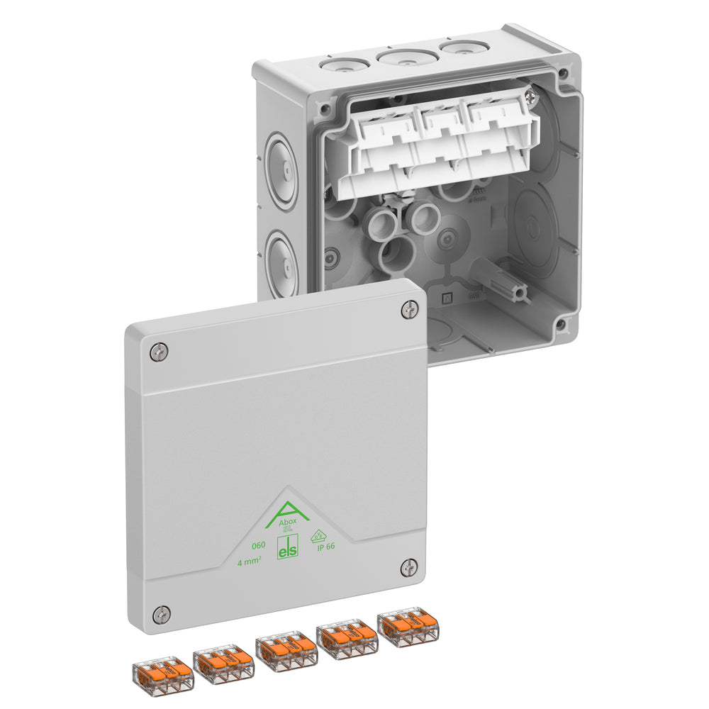 Spelsberg IP66 Junction Box 4mm² With Self-Sealing Membranes - 80444001