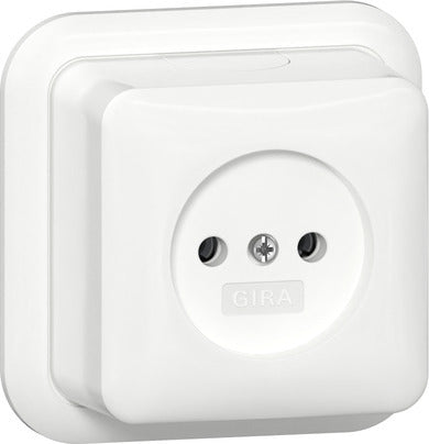 Toma De Corriente Superficial 2 Polos 16A 250V Blanca - 447011