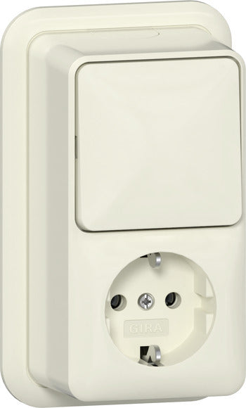 Gira Enchufe De Superficie Combinado Con Luz Piloto - 417610