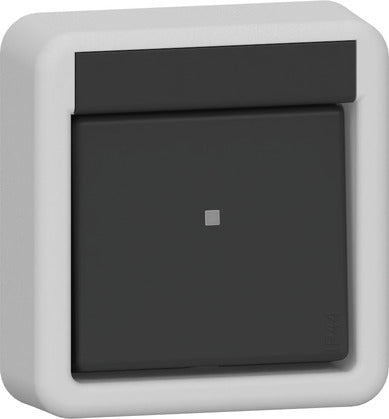 Gira IP44 Waterproof Rocker Switch 10A 250V Grey - 310635