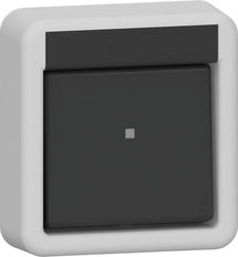 Gira IP44 Waterproof Rocker Switch 10A 250V Grey - 310635