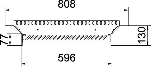 Conector En T Para Canaleta 60x600 Acero Galvanizado - 6042123