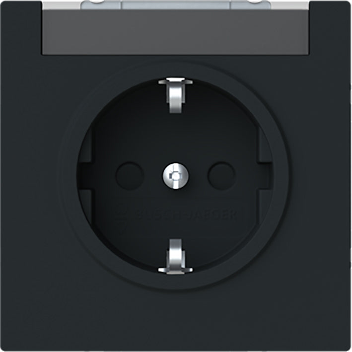 ABB Busch-Jaeger Safety+ Wall Socket With Label Field - 2CKA002013A5512