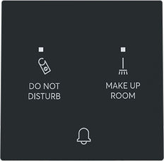 ABB DND MUR LED Interruptor De Botón 24V Negro - 2CKA001751A3404