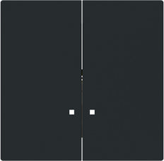 ABB Busch Hotel DND Switch Cover Plate Black Matte - 2CKA001751A3312