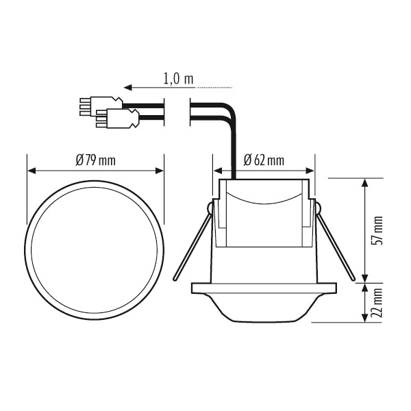 Detector De Movimiento De Techo 360° Con Conector GST - EB10431814