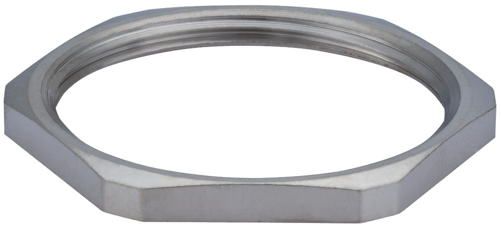 Hummel GM-MS M20x1.5 Nickel Plated Brass Locknut - 1161200050 [20 Pieces]