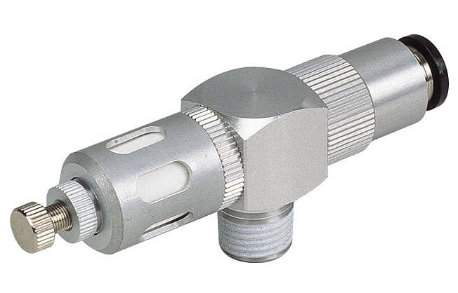 IN-6mm OUT-R1/4" Needle Silencer Quick Exhaust Valve