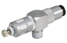 IN-6mm OUT-R1/4" Needle Silencer Quick Exhaust Valve