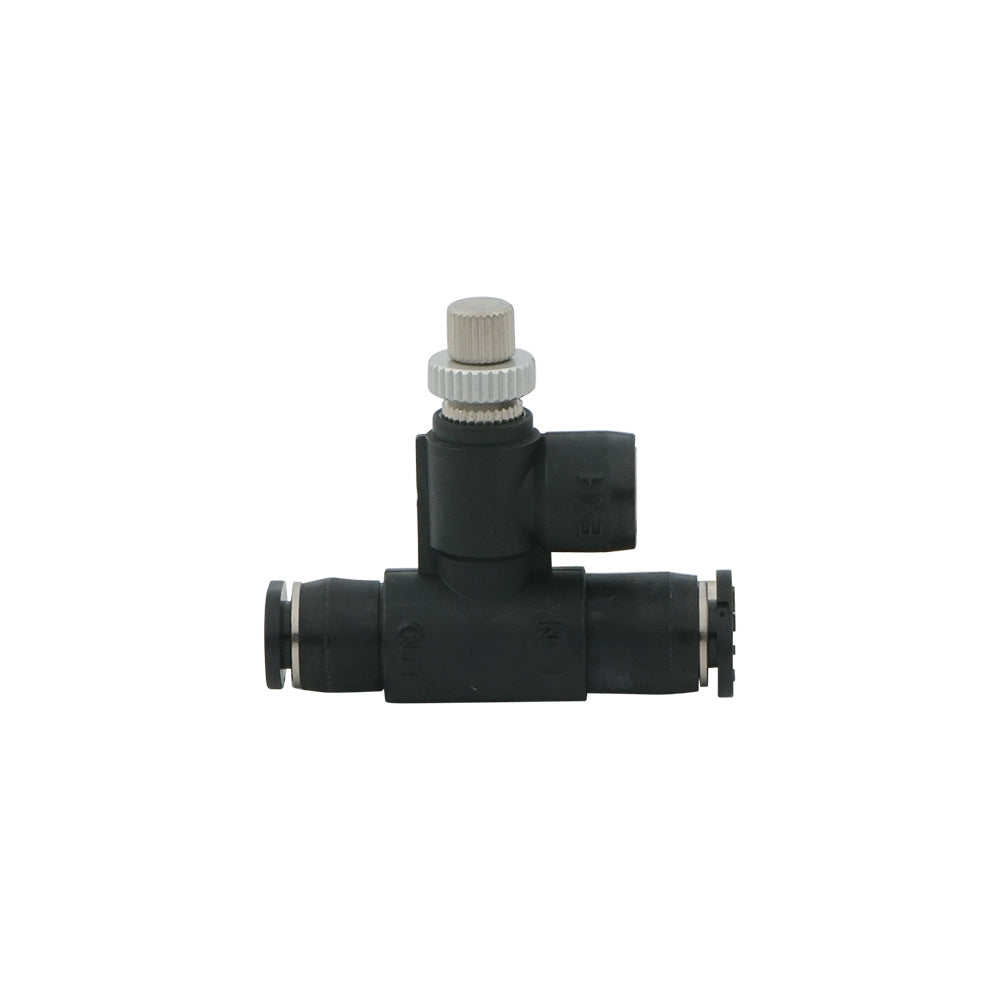 4mm - 4mm Union Straight Needle Silencer Quick Exhaust Valve