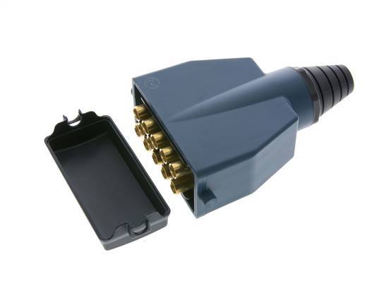 Brass Multi-coupling Plug 12x4 mm Push-in Connections