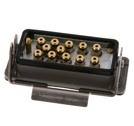 Brass Multi-coupling Socket 12x4 mm Push-in Connections