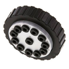 Acoplamiento múltiple POM Enchufe/enchufe 12x4 mm Conexiones a presión Vacío