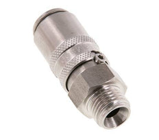 Stainless Steel DN 6 Mold Coupling Socket G 1/4 inch Male Threads