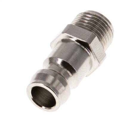 Tapón de acoplamiento del molde DN 6 de latón G 1/8 pulgadas rosca macho [5 piezas]