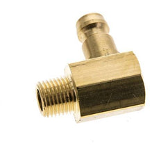 Tapón de acoplamiento del molde DN 6 de latón M10x1 rosca macho (cónico) 90-deg [2 piezas]