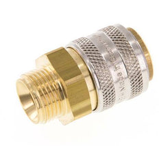 Brass DN 9 Mold Coupling Socket G 3/8 inch Male Threads