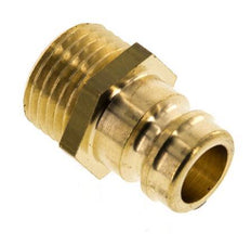 Brass DN 9 Mold Coupling Plug M16x1.5 Male Threads [5 Pieces]