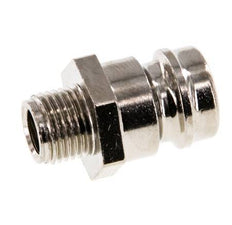 Latón DN 9 Tapón de Acoplamiento de Moldes G 1/8 pulgadas Rosca Macho [5 Piezas]