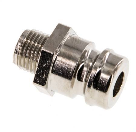 Latón DN 9 Tapón de Acoplamiento de Moldes G 1/8 pulgadas Rosca Macho [5 Piezas]