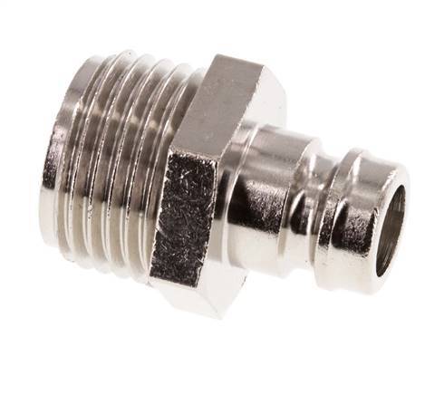 Tapón de acoplamiento del molde DN 9 de latón G 1/2 pulgadas rosca macho [2 piezas]