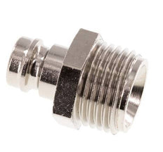 Tapón de acoplamiento del molde DN 9 de latón G 1/2 pulgadas rosca macho [2 piezas]