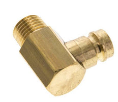 Latón DN 9 Tapón de Acoplamiento de Moldes M14x1,5 Rosca Macho (Cónica) 90-deg