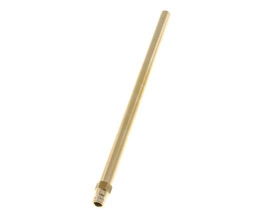 Brass DN 9 Mold Coupling Plug 14x360 mm Push-in Connections