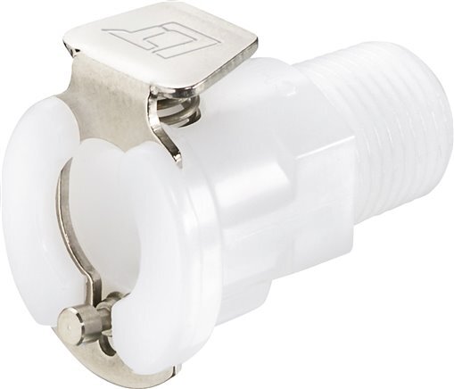 POM DN 3.2 Linktech Coupling Socket R 1/8 inch Male Threads 20 Series