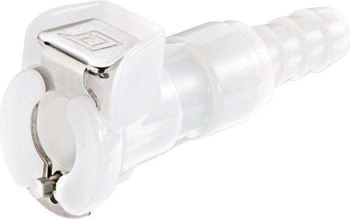 POM DN 3.2 Enchufe de anclaje Linktech de 6,4 mm Pilar de manguera de doble cierre Serie 20