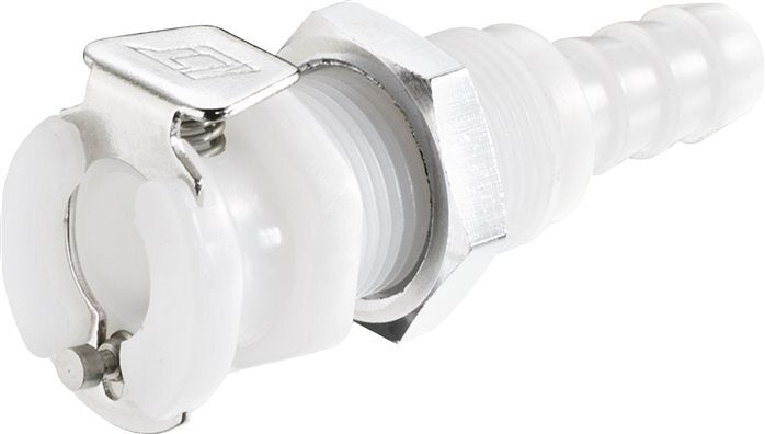 POM DN 3.2 Linktech Coupling Socket 4.8 mm Hose Pillar Bulkhead 20 Series
