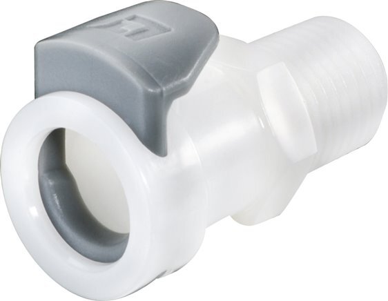 POM DN 6.4 Linktech Coupling Socket 1/4 inch Male NPT Threads 50 Series