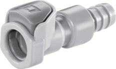 PP DN 6.4 Linktech Coupling Socket 9.5 mm Hose Pillar Double Shut-Off 50 Series