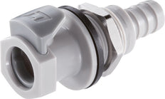 PP DN 6.4 Linktech Enchufe de anclaje de 9,5 mm Mampara para manguera de doble cierre Serie 50