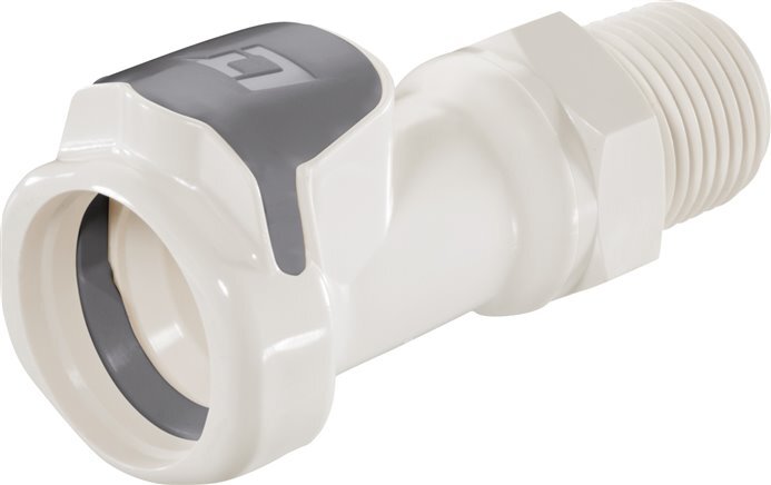 PSU DN 9.5 Enchufe de acoplamiento Linktech de 3/8 pulgadas con rosca NPT macho de doble cierre Serie 60