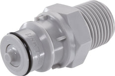 PP DN 9.5 Linktech Coupling Plug 1/2 inch Male NPT Threads 60 Series