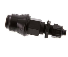 POM DN 5 Acoplamiento Tuerca de Unión 6x8 mm Mampara