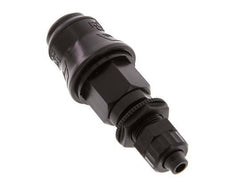 POM DN 5 Acoplamiento Tuerca de Unión 6x8 mm Mampara