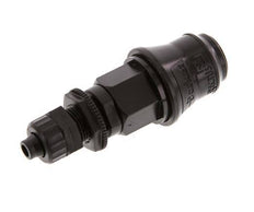 POM DN 5 Acoplamiento Tuerca de Unión 6x8 mm Mampara