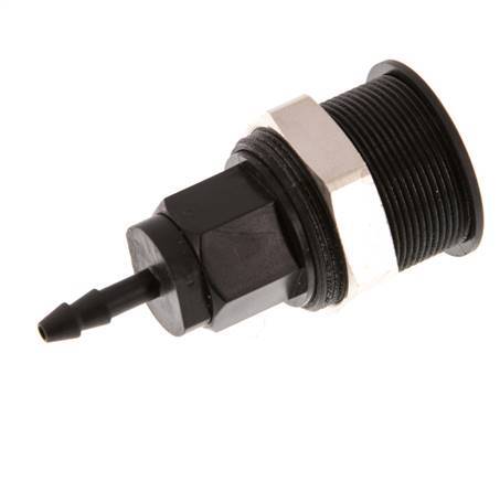 POM DN 5 Enchufe de anclaje de 4 mm Pilar para manguera