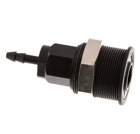 POM DN 5 Enchufe de anclaje de 4 mm Pilar para manguera