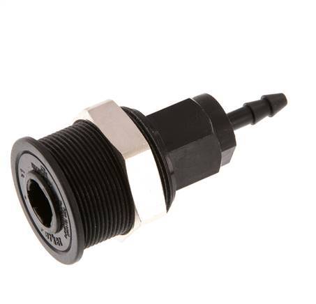 POM DN 5 Enchufe de anclaje de 4 mm Pilar para manguera