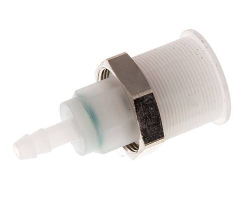 PVDF DN 5 Coupling Socket 6 mm Hose Pillar Pull-Off