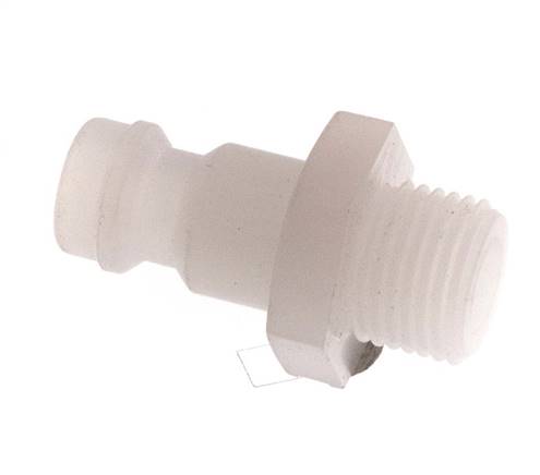 PVDF DN 5 Tapón de acoplamiento G 1/8 pulgadas rosca macho